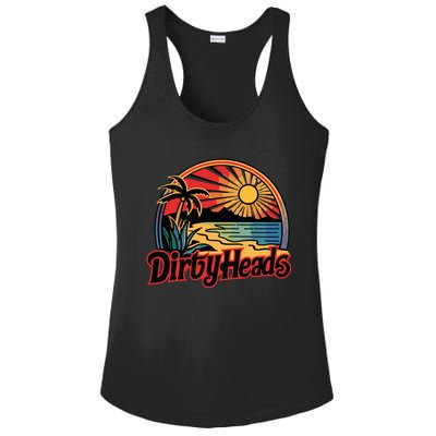 Dirty Heads Retro Beach Ladies PosiCharge Competitor Racerback Tank