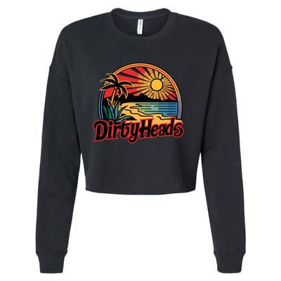 Dirty Heads Retro Beach Cropped Pullover Crew