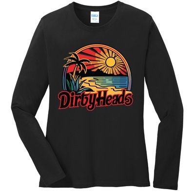 Dirty Heads Retro Beach Ladies Long Sleeve Shirt