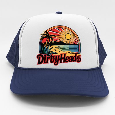 Dirty Heads Retro Beach Trucker Hat