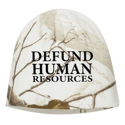 Defund Human Resources Kati - Camo Knit Beanie