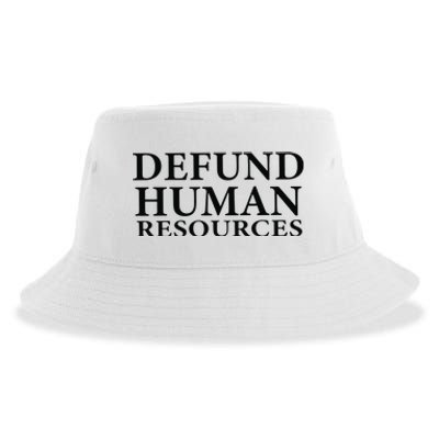 Defund Human Resources Sustainable Bucket Hat