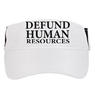 Defund Human Resources Adult Drive Performance Visor