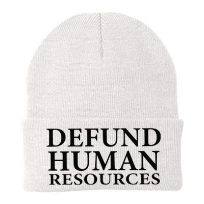 Defund Human Resources Knit Cap Winter Beanie