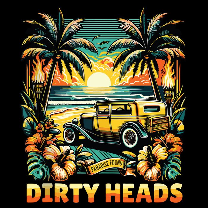 Dirty Heads Retro Beach Drawstring Bag