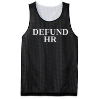 Defund Human Resources Mesh Reversible Basketball Jersey Tank