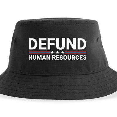 Defund Human Resources Sustainable Bucket Hat