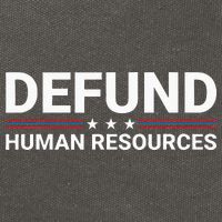 Defund Human Resources Cotton Canvas Backpack