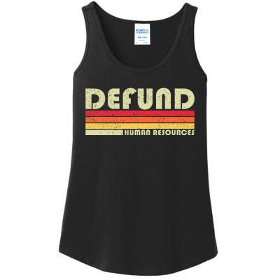 Defund Human Resources Ladies Essential Tank