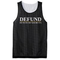 Defund Human Resources Mesh Reversible Basketball Jersey Tank