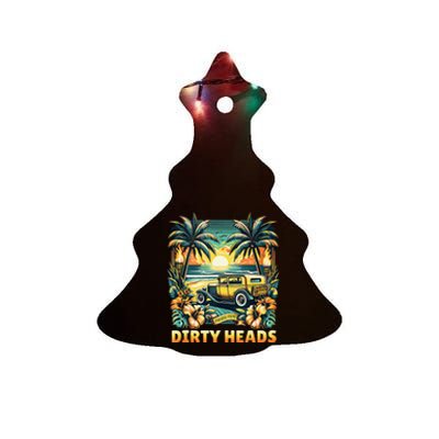 Dirty Heads Retro Beach Ceramic Tree Ornament