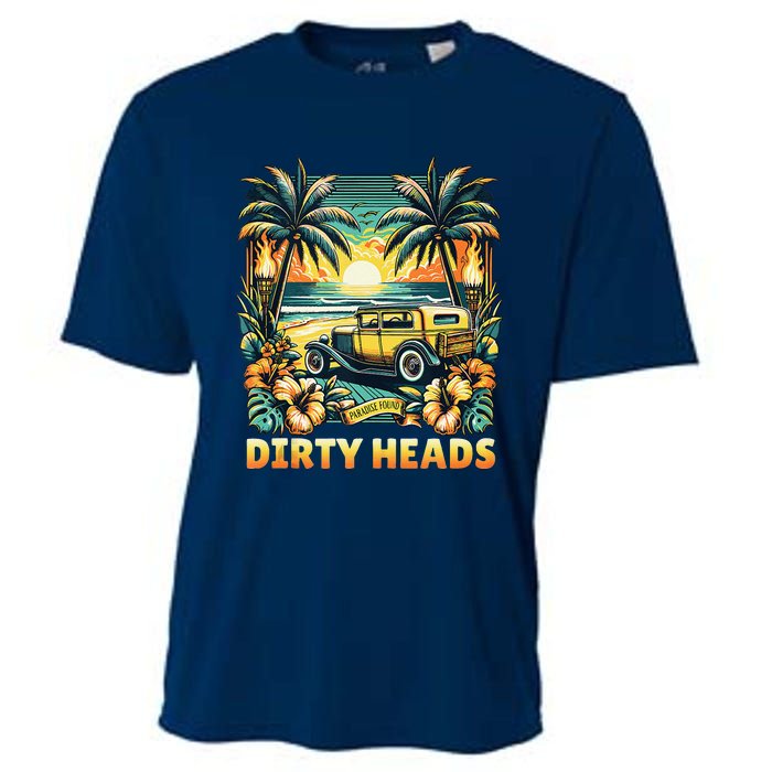 Dirty Heads Retro Beach Cooling Performance Crew T-Shirt