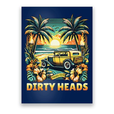 Dirty Heads Retro Beach Poster