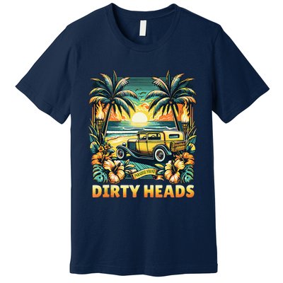 Dirty Heads Retro Beach Premium T-Shirt