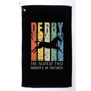 Derby Horse Racing In Kentucky Gift Horse Race Party Great Gift Platinum Collection Golf Towel