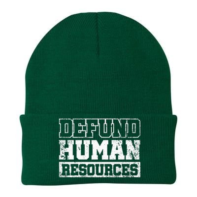 Defund Human Resources Knit Cap Winter Beanie