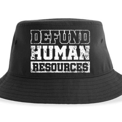 Defund Human Resources Sustainable Bucket Hat