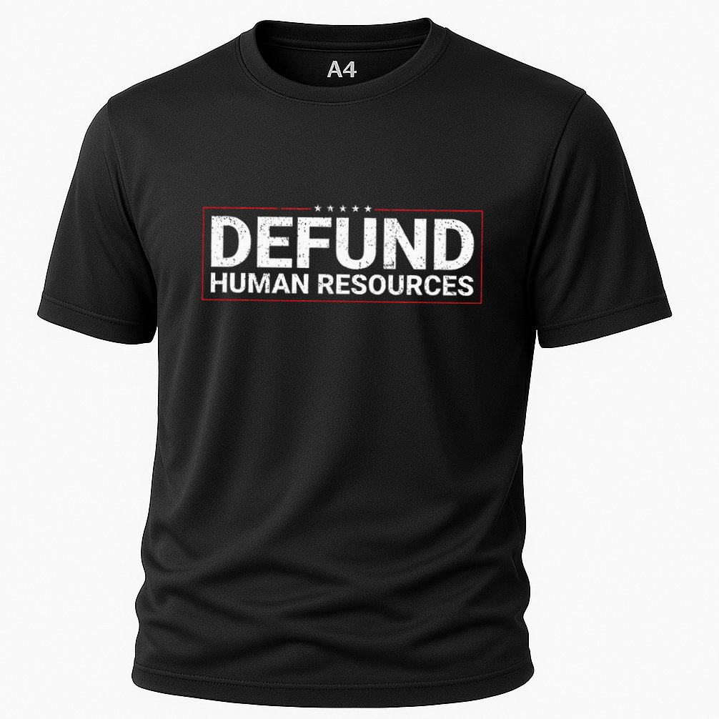 Defund Human Resources Cooling Performance Crew T-Shirt