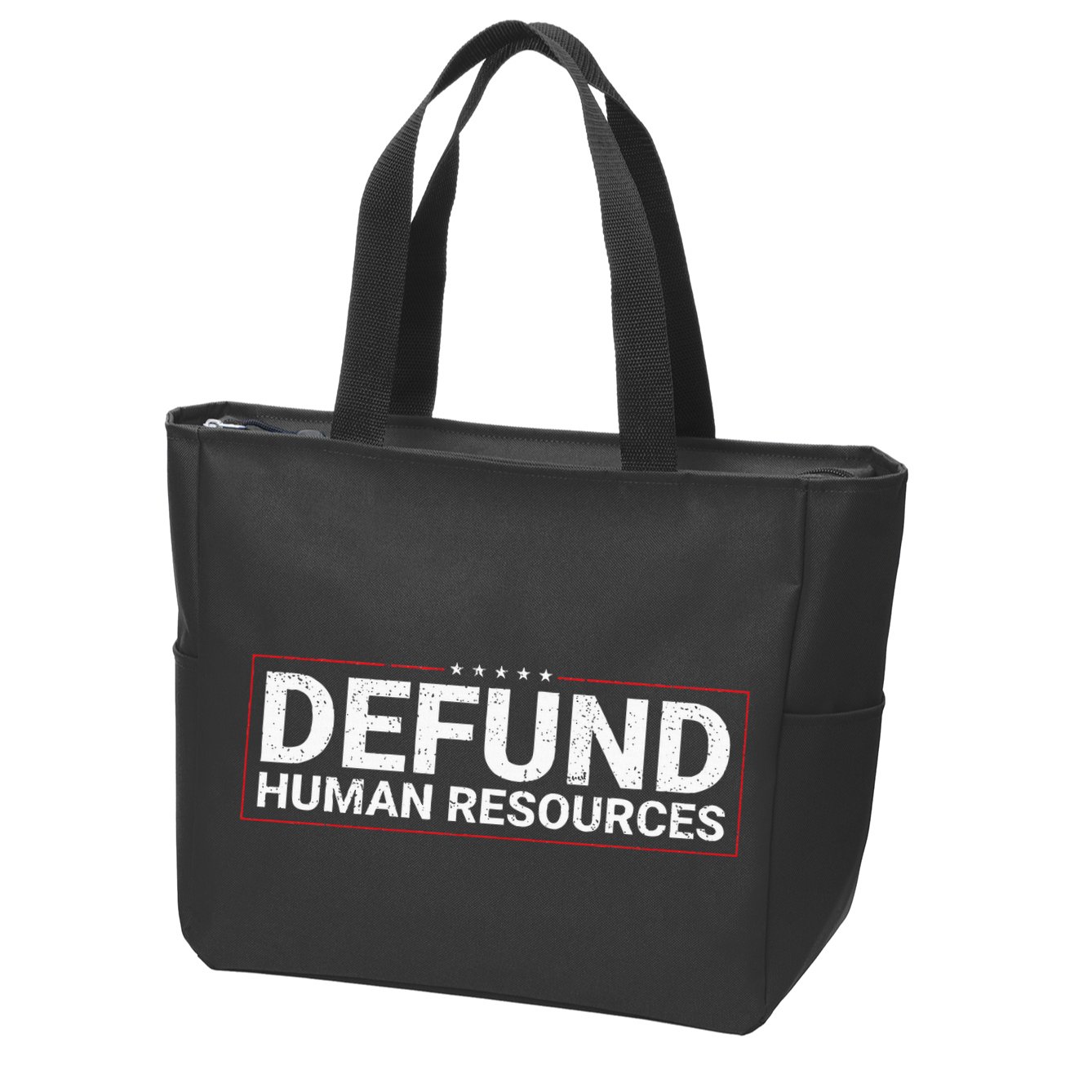 Defund Human Resources Zip Tote Bag