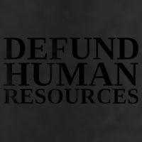 Defund Human Resources Funny 7 Panel Mesh Trucker Snapback Hat