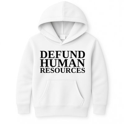 Defund Human Resources Funny Kids Hoodie