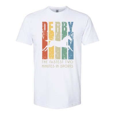 Derby Horse Racing In Kentucky Funny Gift Horse Race Party Gift Softstyle CVC T-Shirt