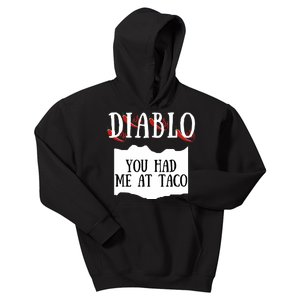 Diablo Hot Sauce Packet Group Costume Kids Hoodie