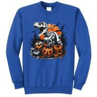 Dinosaur Halloween Skeleton Trex Meaningful Gift Sweatshirt