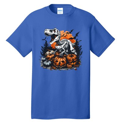 Dinosaur Halloween Skeleton Trex Meaningful Gift Tall T-Shirt