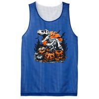 Dinosaur Halloween Skeleton Trex Meaningful Gift Mesh Reversible Basketball Jersey Tank