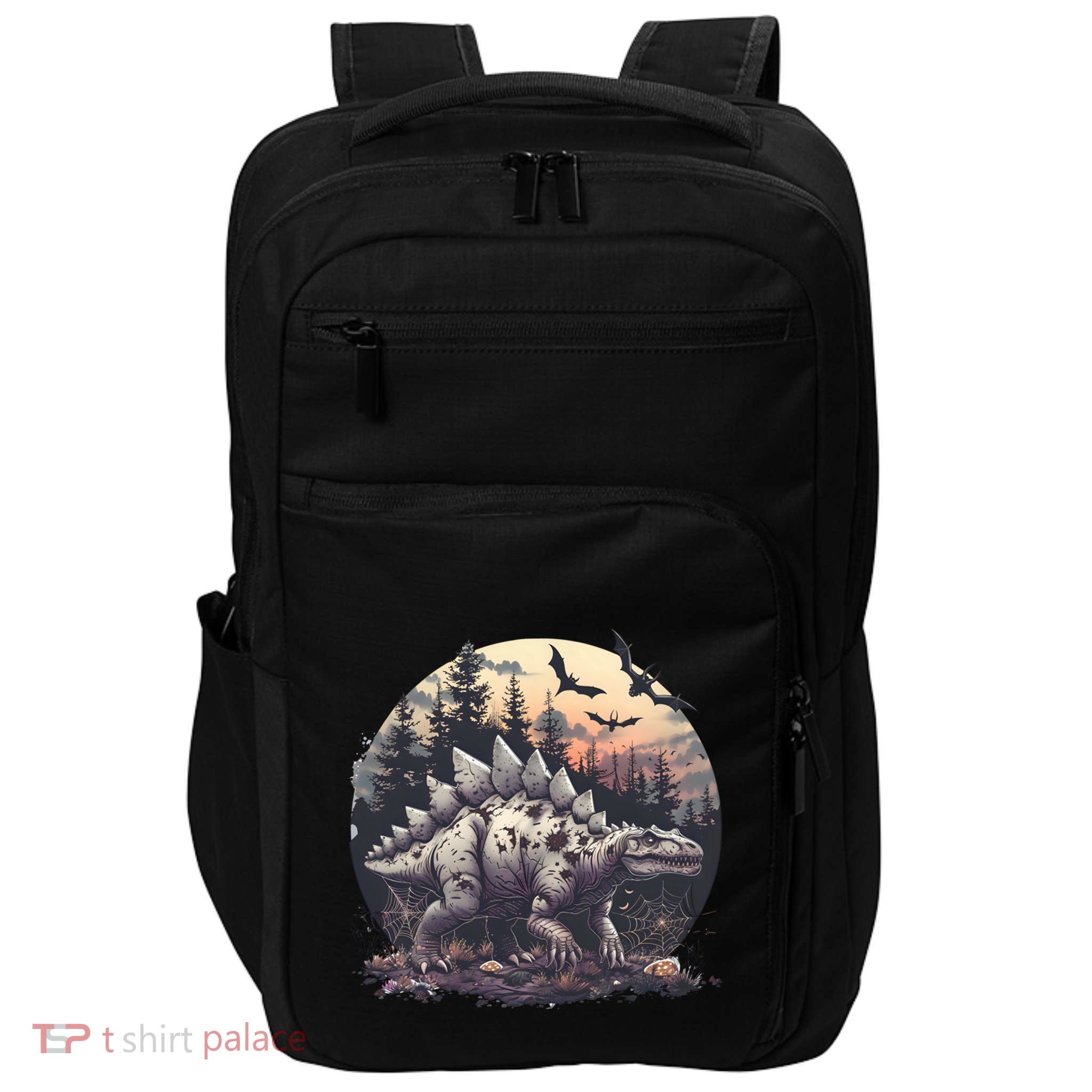 Dinosaur Halloween Stegosaurus Gift Impact Tech Backpack