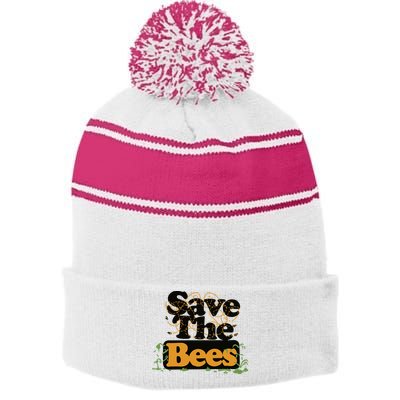 Daniel Howell – Save The Bees Stripe Pom Pom Beanie