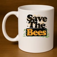 Daniel Howell – Save The Bees 11oz C Handle Ceramic Mug