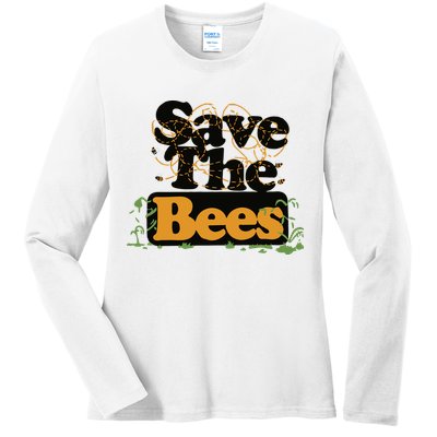 Daniel Howell – Save The Bees Ladies Long Sleeve Shirt