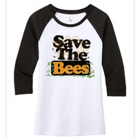 Daniel Howell – Save The Bees Women's Tri-Blend 3/4-Sleeve Raglan Shirt