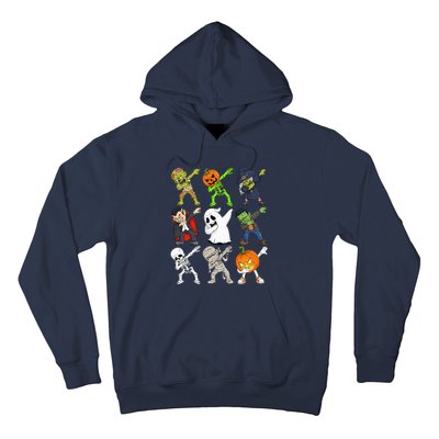 Dabbing Halloween Skeleton Zombie Scary Pumpkin Vampire Hoodie