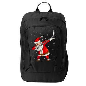 Dabbing Hockey Santa Claus Gift City Backpack