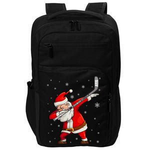 Dabbing Hockey Santa Claus Gift Impact Tech Backpack