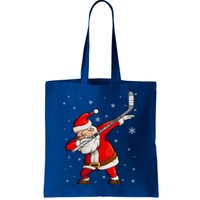 Dabbing Hockey Santa Claus Gift Tote Bag