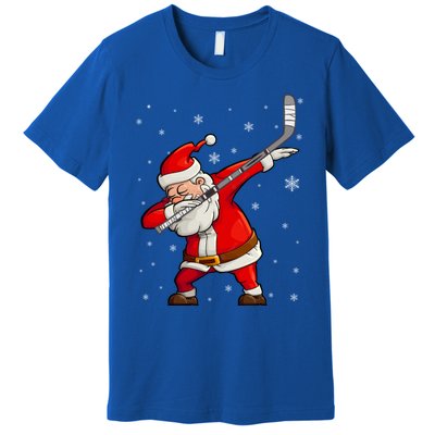 Dabbing Hockey Santa Claus Gift Premium T-Shirt