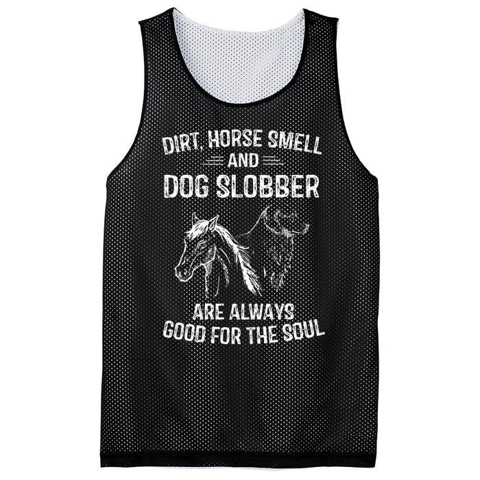 Dirt Horse Smell And Dog Slobber Gifts For Women Unique Mesh Reversible Basketball Jersey Tank