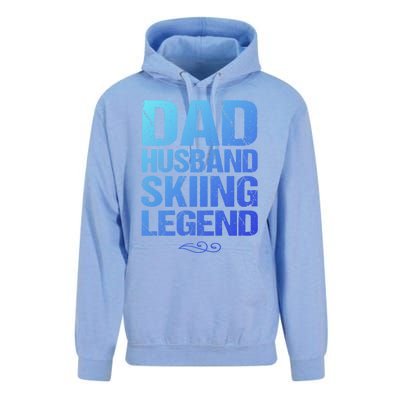 Dad Husband Skiing Legend Skier Gift Slopes Winter Snow Great Gift Unisex Surf Hoodie