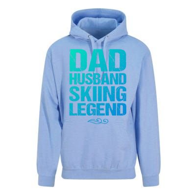 Dad Husband Skiing Legend Skier Gift Slopes Winter Snow Great Gift Unisex Surf Hoodie