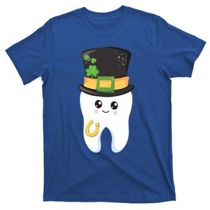 Dental Hygienist St Patricks Day Funny Gift Dentist Kawaii Tooth Cool Gift T-Shirt