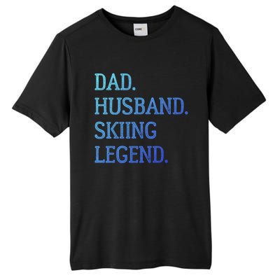 Dad Husband Skiing Legend Vintage Skiing Dad Gift Tall Fusion ChromaSoft Performance T-Shirt