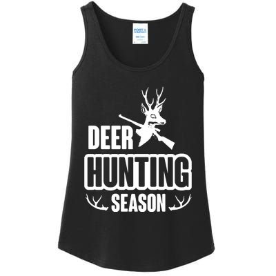 Deer Hunting Season Graphic Ladies Essential Tank