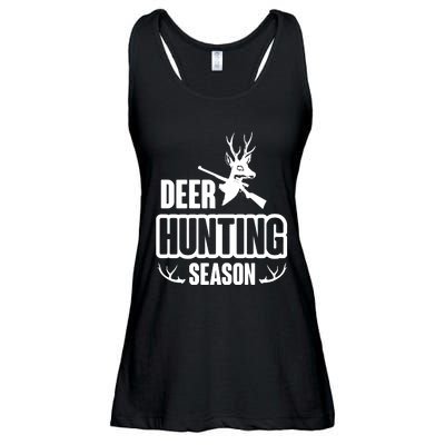 Deer Hunting Season Graphic Ladies Essential Flowy Tank