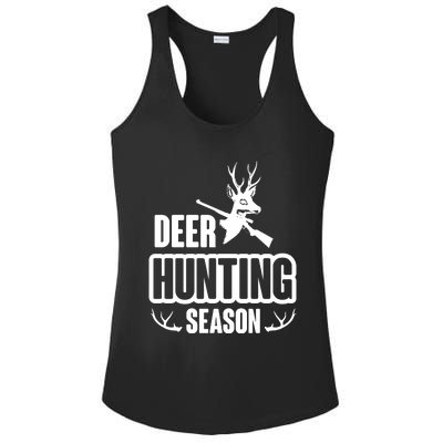 Deer Hunting Season Graphic Ladies PosiCharge Competitor Racerback Tank