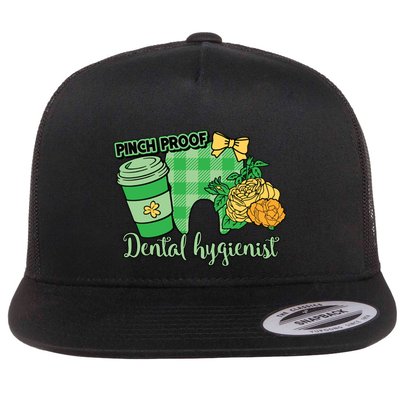 Dental Hygienist St PatrickS Day Gift Flatbill Hat
