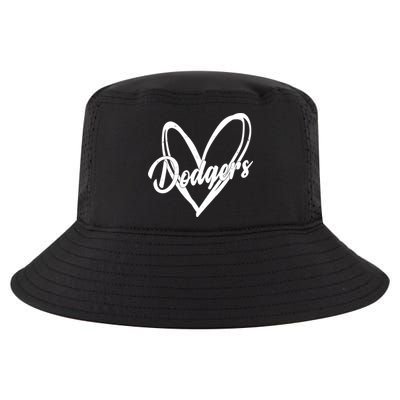 Dodgers Heart Sport Lover Fan Cool Comfort Performance Bucket Hat